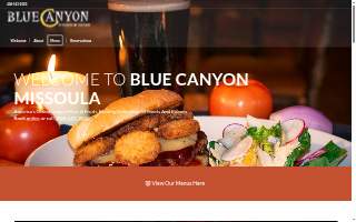 Blue Canyon Kitchen & Tavern website