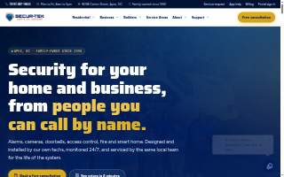 MySecurtek of Wake Forest website