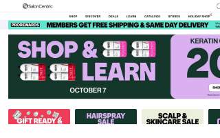 SalonCentric website