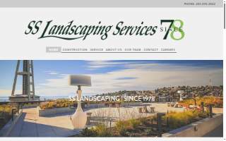 SS Landscaping Services website