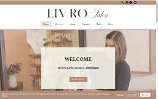 Liv Ro Salon website