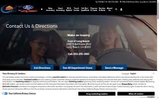 BP Ford of Long Beach website