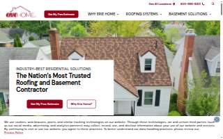 Erie Home Basement Solutions website