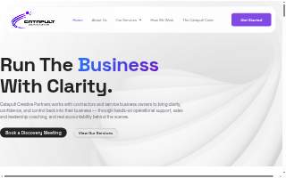 Catapult Creative website