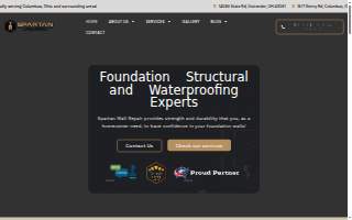 Spartan Wall Repair & Basement Waterproofing | Ohio of Delaware website