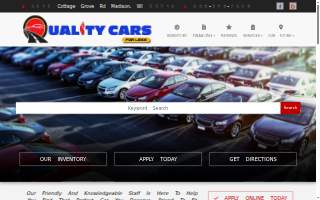 Quality Cars for Less website