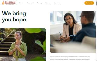 Charak Center for Health and Wellness website