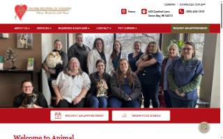 Animal Hospital of Howard website
