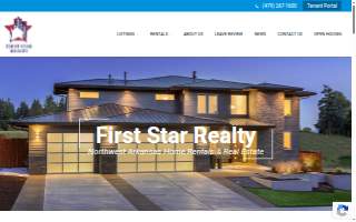 First Star Realty website