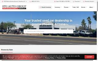 STG Auto Group of Chandler website