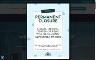 Animal Medical Center of Reno website