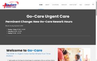 Go-Care Urgent Care website