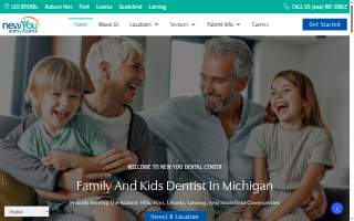 New You Dental Center website