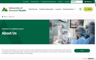 University of Vermont Health website