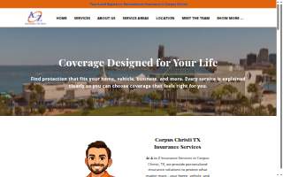 A to Z Insurance Services website