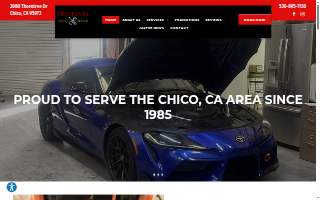 Precision Auto Repair website