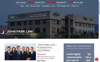 John Park Law website