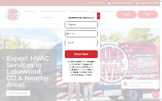 Jump HVAC website