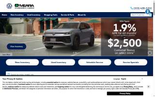 O'Meara Volkswagen of Thornton website