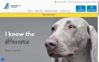 Pet Hospital of Thornton website