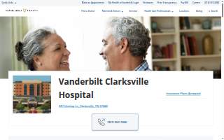 Vanderbilt Clarksville Hospital website