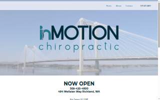 In Motion Family Chiropractic website