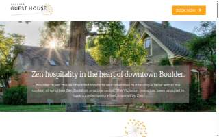 Boulder Guest House website