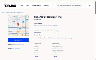 RE/MAX of Boulder website