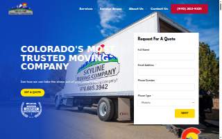 Skyline Moving - Loveland website
