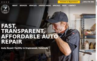 Z Auto Service website