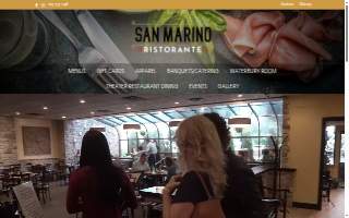 San Marino Ristorante Italiano website