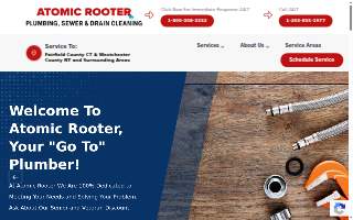 Atomic Rooter Plumbing Sewer & Drain Cleaning website