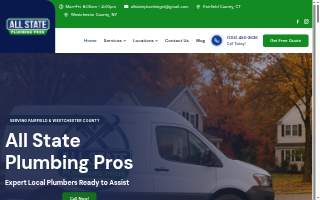 All State Plumbing Pros website