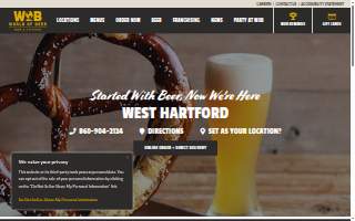 World of Beer website