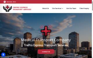 Trepro Express Transport Services website