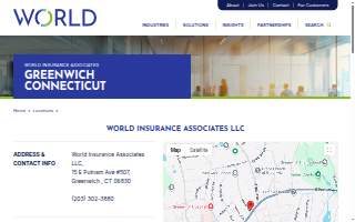 World Insurance Associates LLC of Greenwich website
