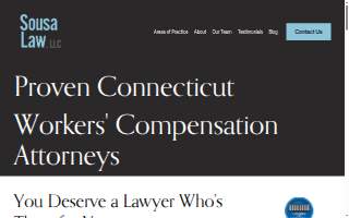 Sousa Law, LLC website