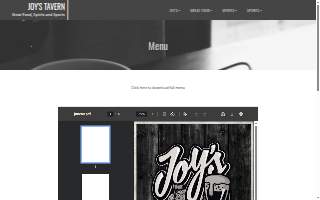 Joys Restaurant website