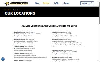 All-Star Transportation - Torrington website
