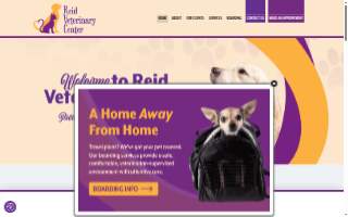 Reid Veterinary Center website