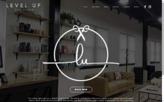 Level Up Hair Studio website