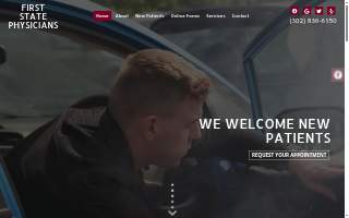 First State Physicians website