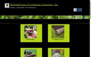 Mc Donald Lawn & Landscp Contractor website