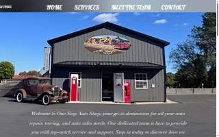 One Stop Auto Shop website