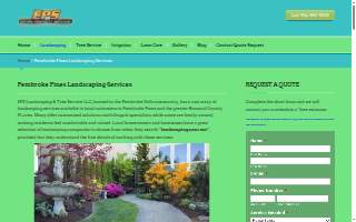 EPS Landscaping & Tree Service LLC website
