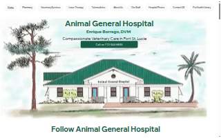 Animal General Hospital website