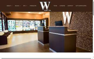 W Salon & Spa website