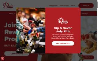 Doris Italian Market & Bakery (Coral Springs) website