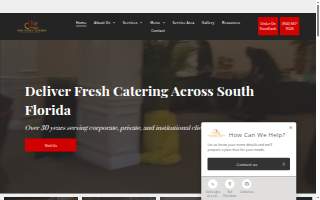 Chef Daniel Catering website