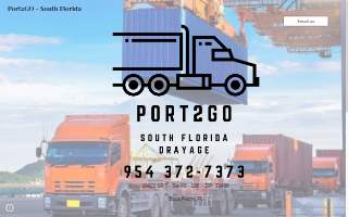 Port2GO - South Florida Drayage - Containers and Port Truck Transportation website